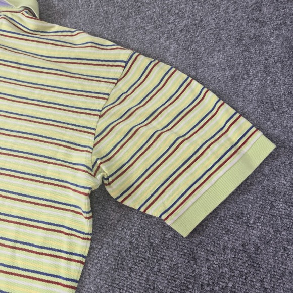 Men's Tommy Hilfiger Striped Polo Shirt - Size XL Extra Large Green - Picture 11 of 14